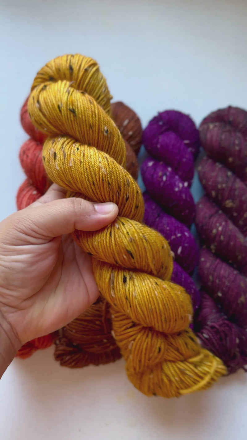 Golden Hour on our Tweed DK Base
